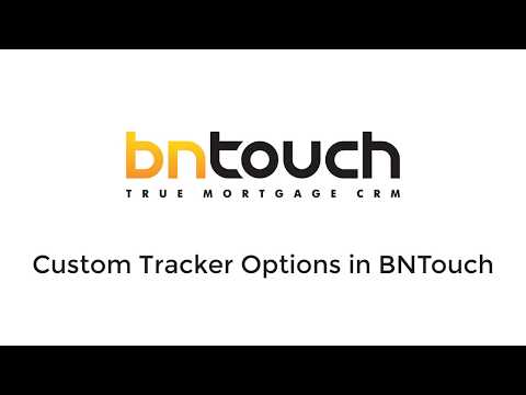 Options Tab: Tracker Options
